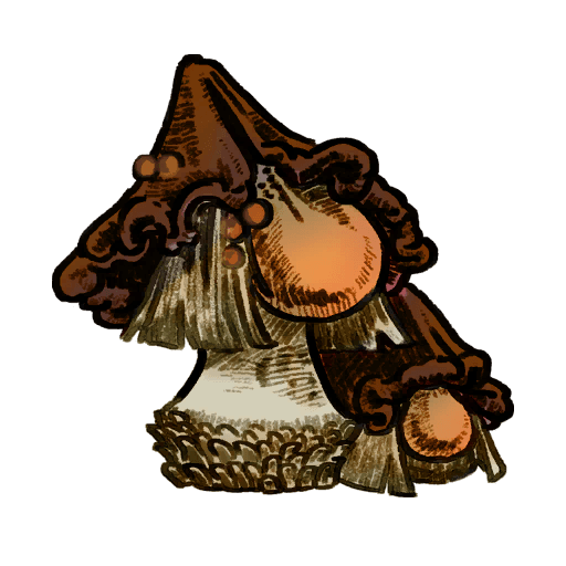 Neathcap — sap-gold mushroom from Amber Deposits